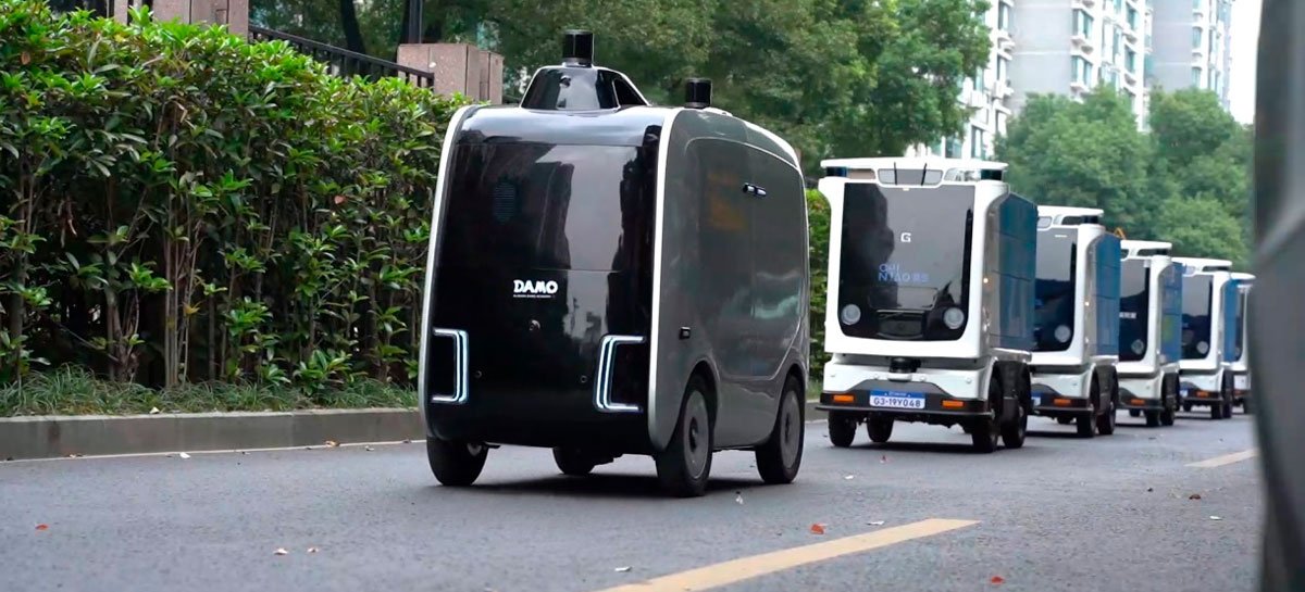 Alibaba diz que robôs são o futuro das entregas: "rápidos, confiáveis e baratos"