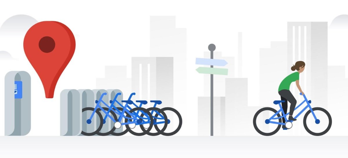 Google Maps agora pode mostrar locais de bicicletas compartilhadas