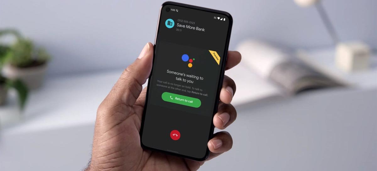 يمكن لـ Google Assistant الآن انتظار المستخدم أثناء المكالمات الهاتفية 1