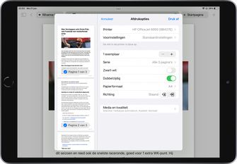 iOS 15 و iPadOS 15 خيارات جديدة لطباعة لقطة الشاشة 1
