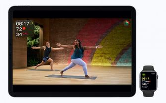 Apple  Fitness + على جهاز iPad