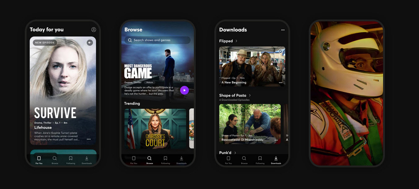 App Store 22 أكتوبر 2020 ينتقل Quibi ، بعد يوم واحد Apple إصدار التلفزيون ، تم إخراج القابس أخيرًا