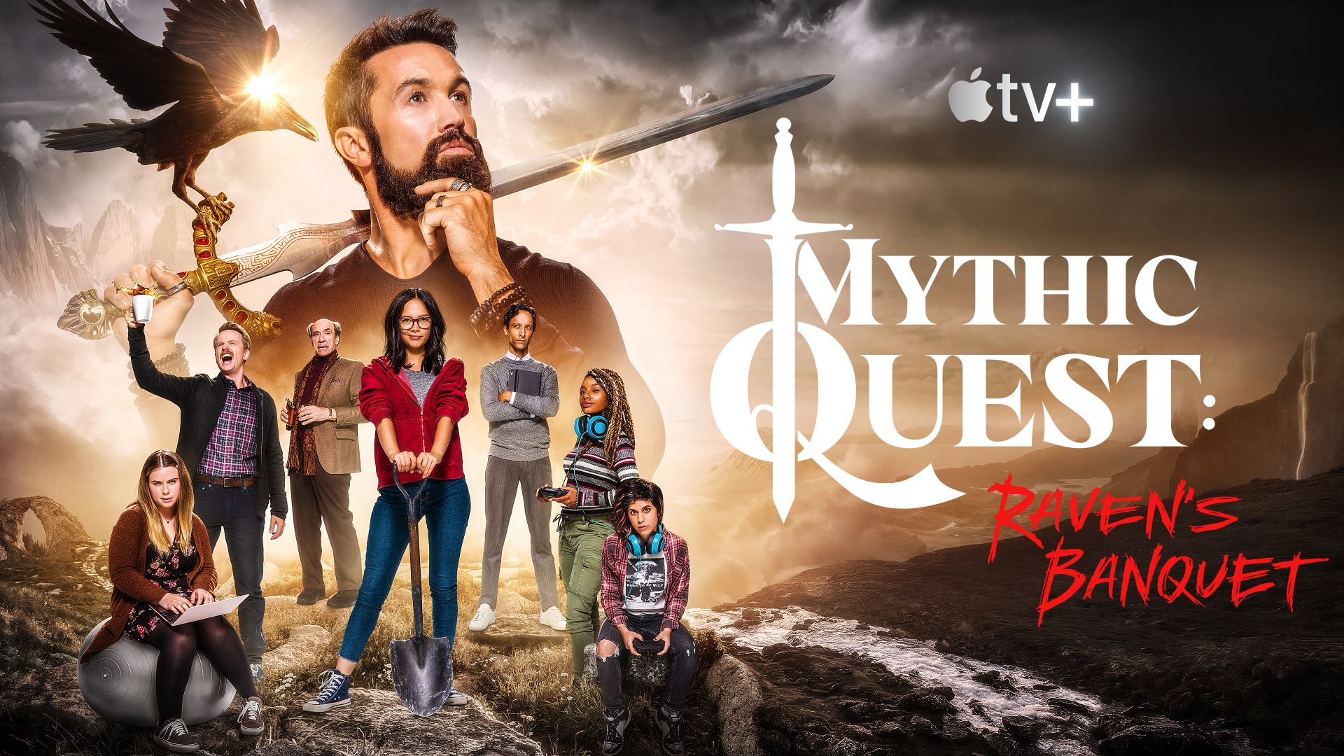 الخدمات 4 فبراير 2020 Apple يأخذ أول نظرة جيدة Apple تلفزيون + مسلسل Mythic Quest