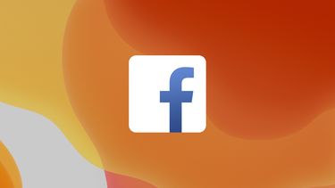Facebook  شعار iOS 13 الخلفية 16x9