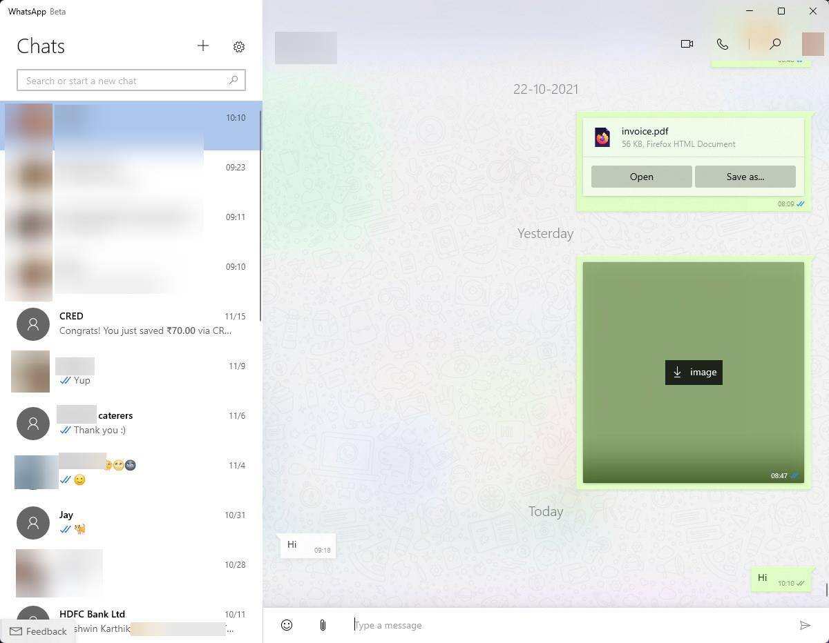 WhatsApp Beta for Windows 10 and 11 is now available on the Microsoft Store
