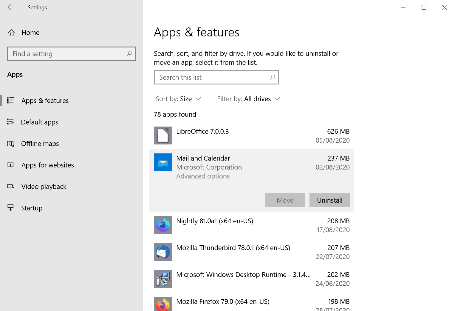 windows 10 تطبيقات تتحرك