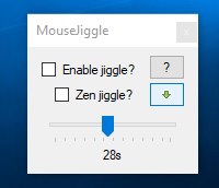 واجهة Mouse Jiggler