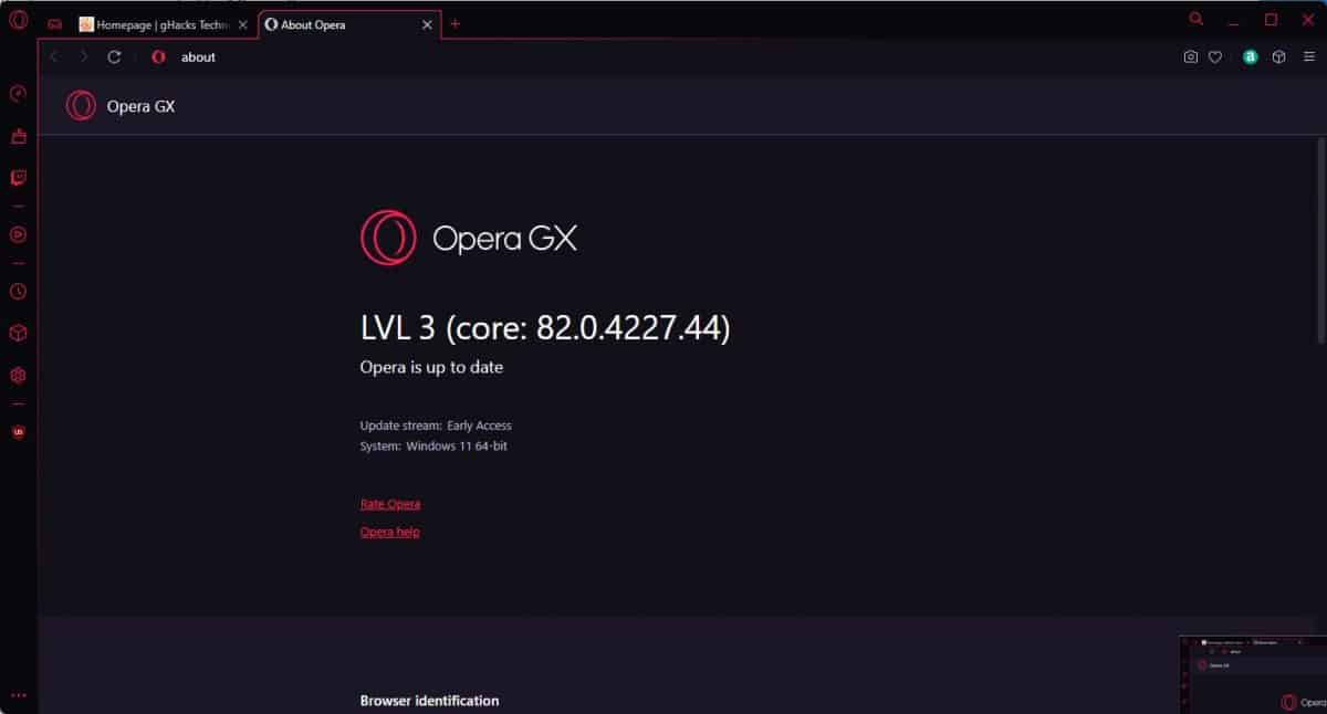 Opera GX متجر مايكروسوفت