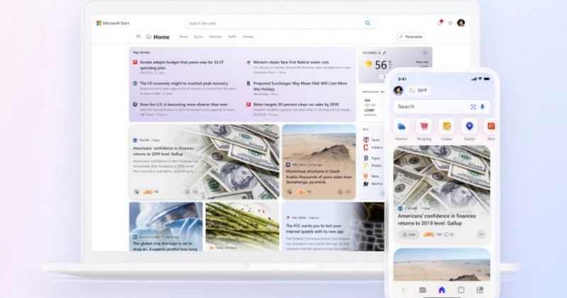 Microsoft Start launched for Web and Mobile