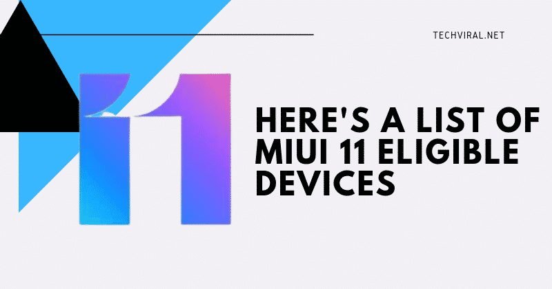 ستتلقى أجهزة Xiaomi هذه تحديث MIUI 11