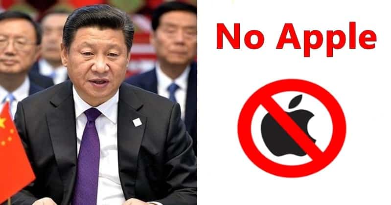 In a War of Huawei, Chinese Govt Is Now Banning Apple Products In China