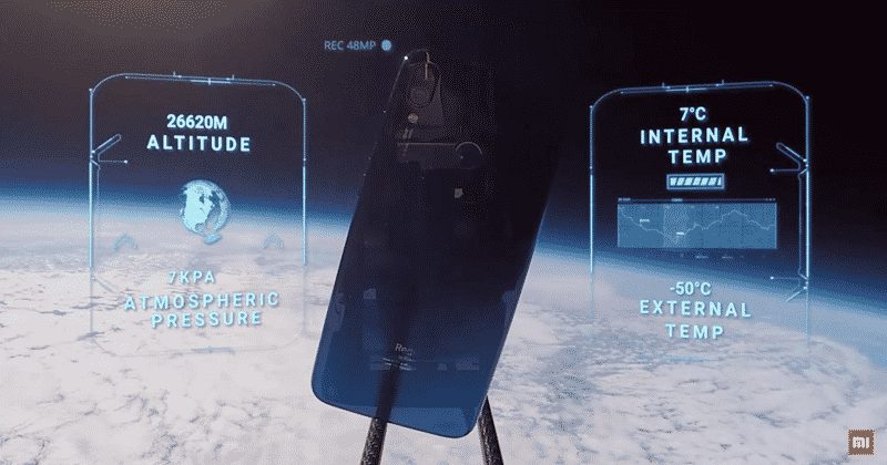 WATCH! Xiaomi Send This Smartphone To Space For A Photoshoot