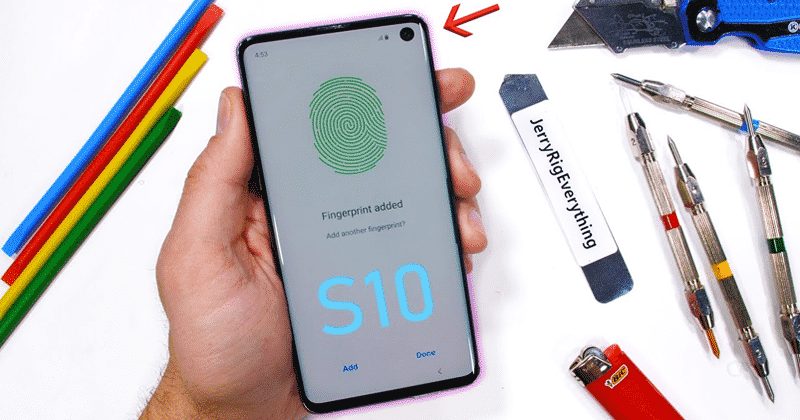 Galaxy S10 Durability Test - Scratch, Burn, And BEND Tested (Video)