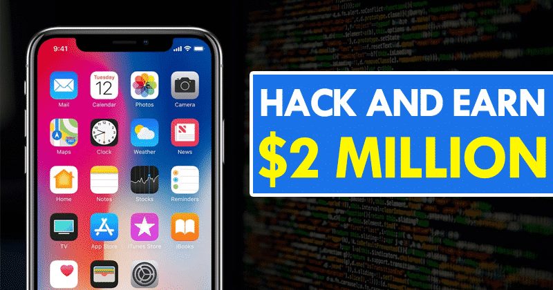 You Can Now Get $2 Million For Hacking iPhone