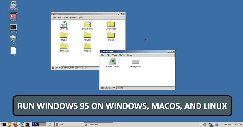 WoW! You Can Now Run Windows 95 On Windows, macOS, And Linux