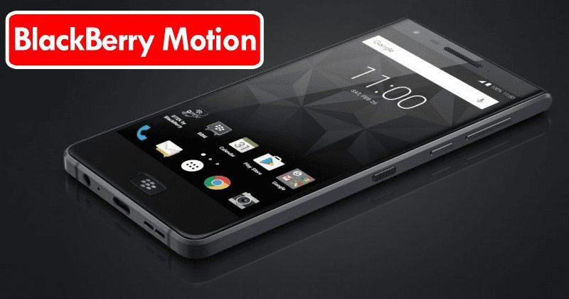 BlackBerry Motion Aka Krypton Leak Shows Full Touchscreen Phone