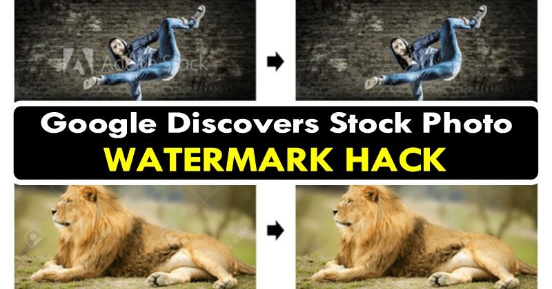 OMG! Google Discovers Stock Photo Watermark Hack
