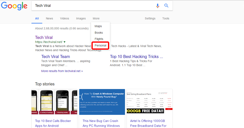 Google Makes Your Search Results More Personal