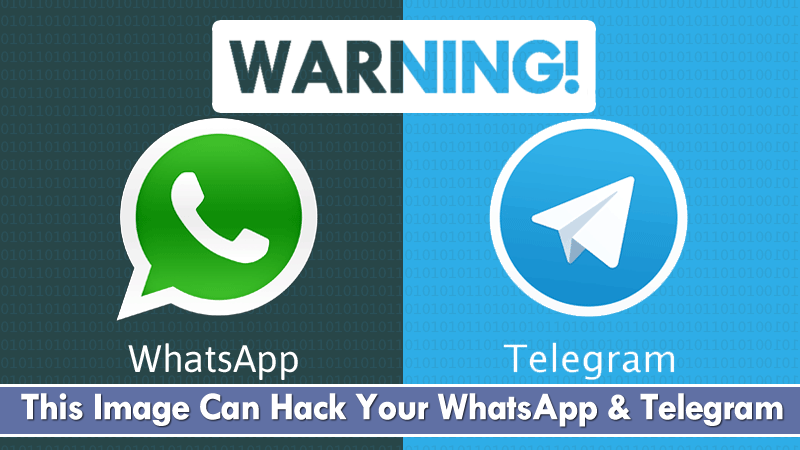 Warning! This Image Can Hack Your WhatsApp And Telegram Accounts