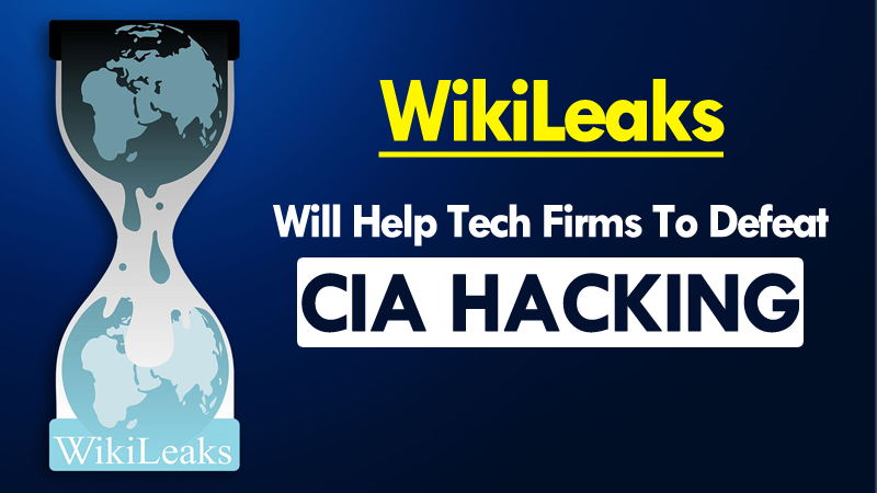 WikiLeaks Will Work With Tech Firms To Defeat CIA Hacking