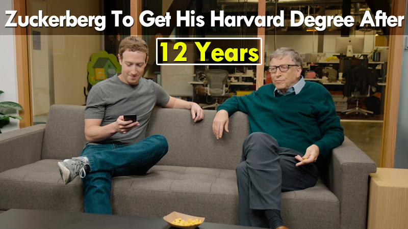 Facebook CEO Mark Zuckerberg Will Get His Harvard Degree After 12 Years