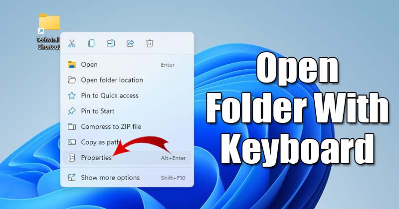 How to Set a Keyboard Shortcut to Open a Folder on Windows 11