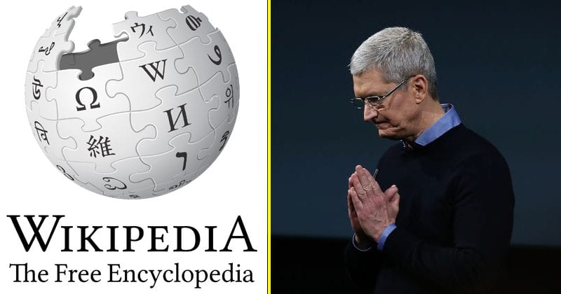 Wikipedia: Apple Exploiting The Service Without Donating A Single Penny