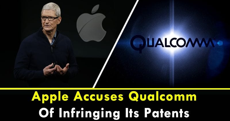 Apple تتهم كوالكوم بانتهاك براءات اختراعها 1