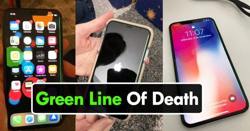 Apple iPhone X Issue: Green Line Of Death
