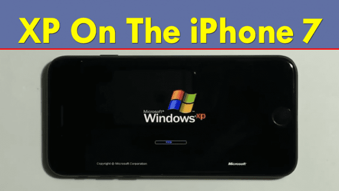 Apple  يمكن تشغيل iPhone 7 Windows XP بدون جيلبريك