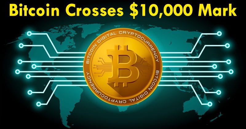 Bitcoin Crosses $10,000 To Reach A New All-Time High