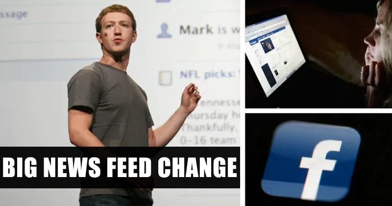 Facebook Announces A Big News Feed Change