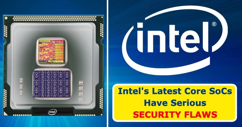 Lazy State - New Serious Chip Flaw Hits Intel Processors
