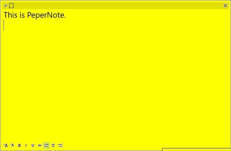 PeperNote هو تطبيق بسيط للملاحظات اللاصقة لـ Windows