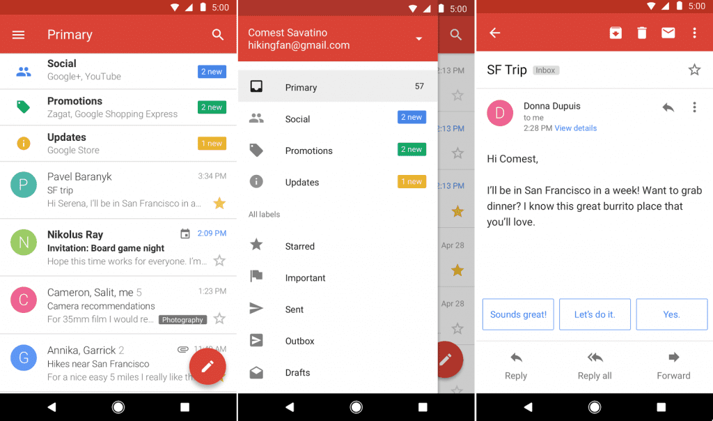 أطلقت Google للتو إصدارًا جديدًا أسرع من Gmail 1