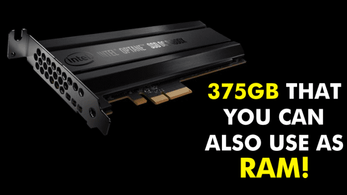 أعلنت إنتل للتو عن SSD بسعة 375 جيجا بايت والذي يمكن استخدامه كذاكرة وصول عشوائي 1