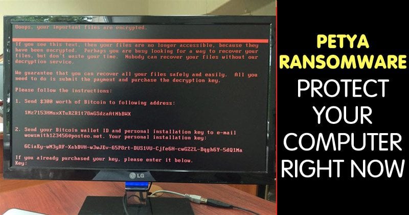 Petya Ransomware Attack: Here