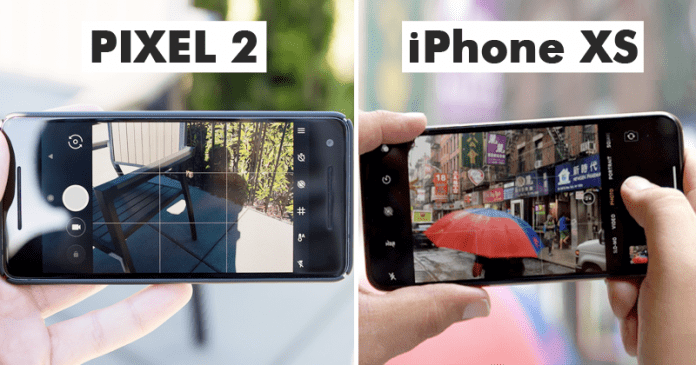 تتفوق كاميرا Google Pixel 2 بشكل مفاجئ على هاتف iPhone XS الجديد تمامًا