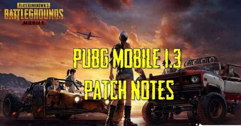PUBG Mobile Beta 1.3 Update Download