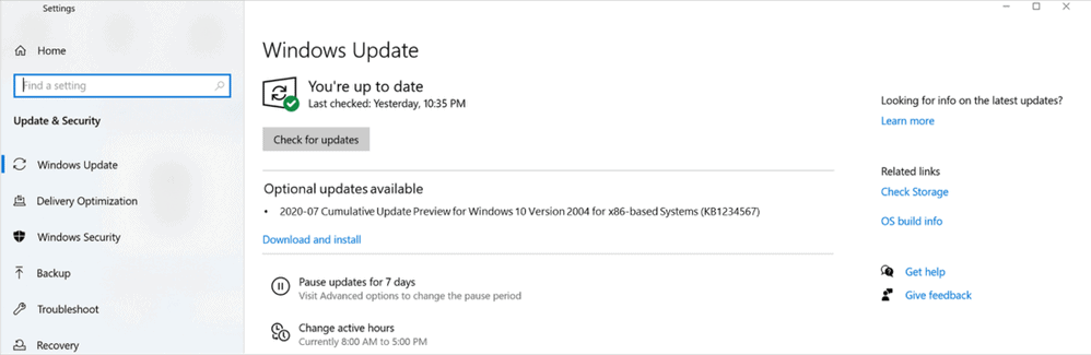 Delivery of optional non-security updates for Windows 10 and Server to resume in July