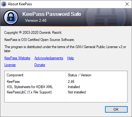 Password Manager KeePass 2.46 has been released