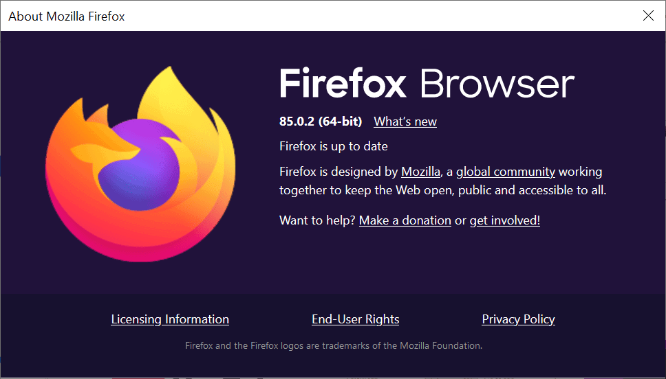 Firefox 85.0.2 is out with a single deadlock fix