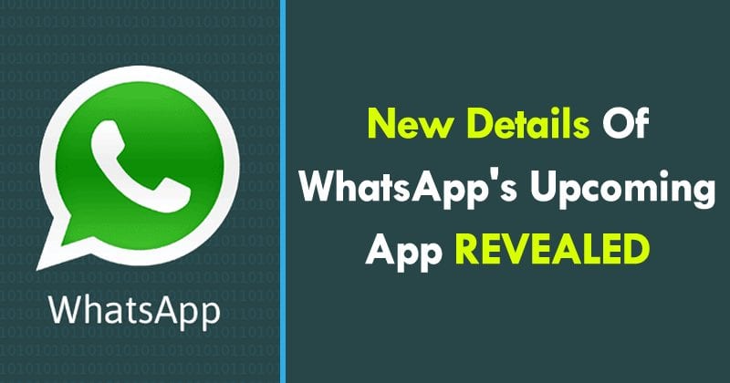 New Details Of WhatsApp