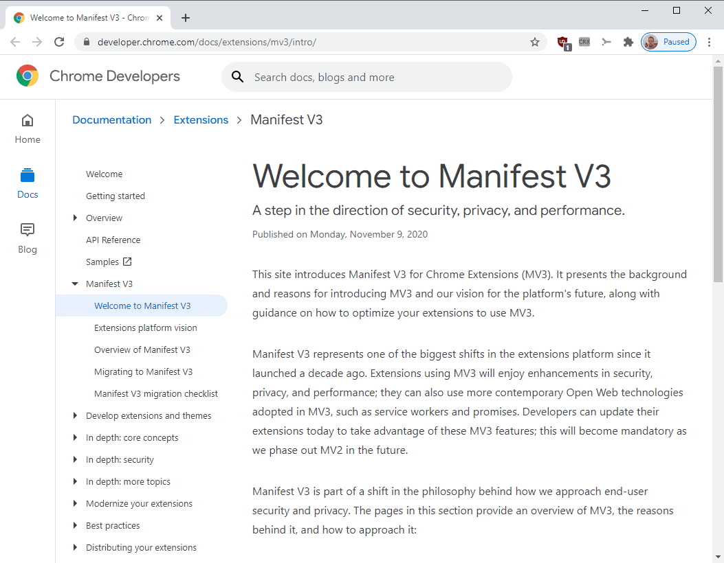 Google enables controversial extension Manifest V3 in Chrome 88 Beta