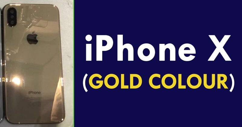 WoW! iPhone X In Gold Revealed By FCC