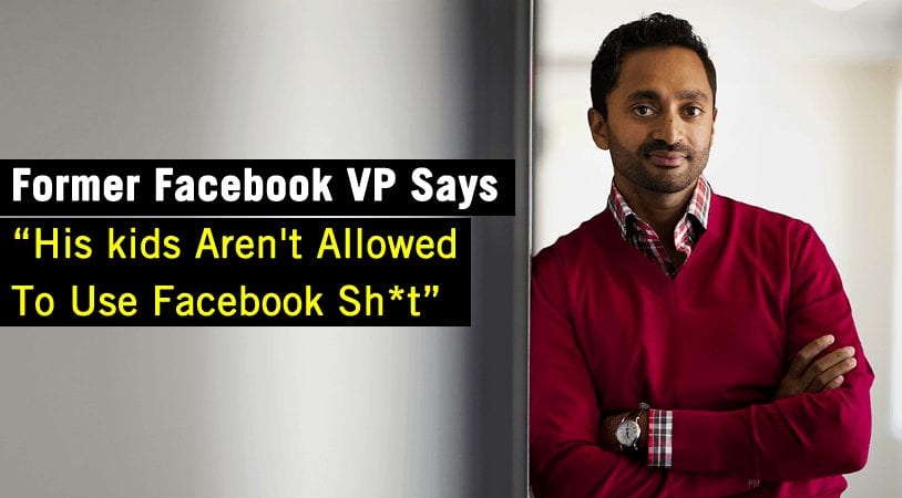 Former Facebook VP Says His Kids Aren