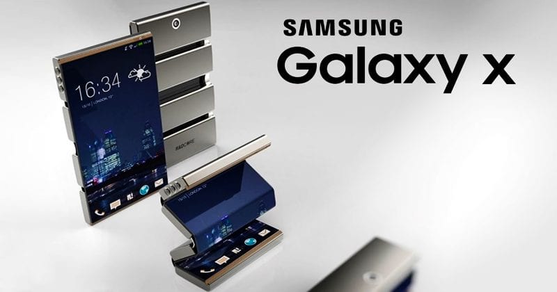 Samsung Galaxy X Leak Shows Off Incredible Folding Smartphone Design