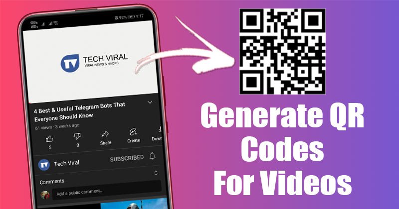 How to Generate QR Codes for YouTube Videos (Desktop & Mobile)