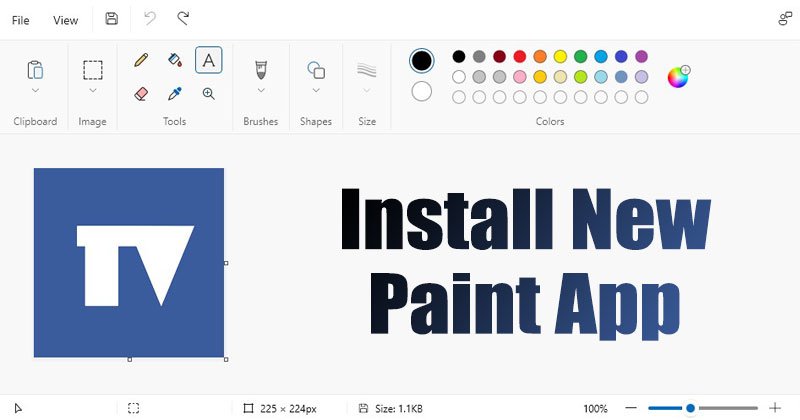 How to Install the Windows 11 Paint App on Windows 10