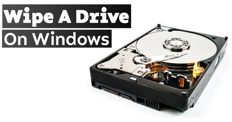 How to Wipe a Drive on Windows 10/11